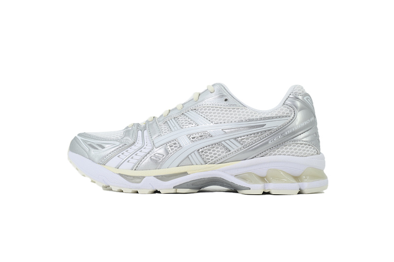 【BA3M5】银白 亚瑟士 复古时尚跑步鞋 1201A457-100 JJJJound x ASICS Gel Kayano 14 'Silver White'