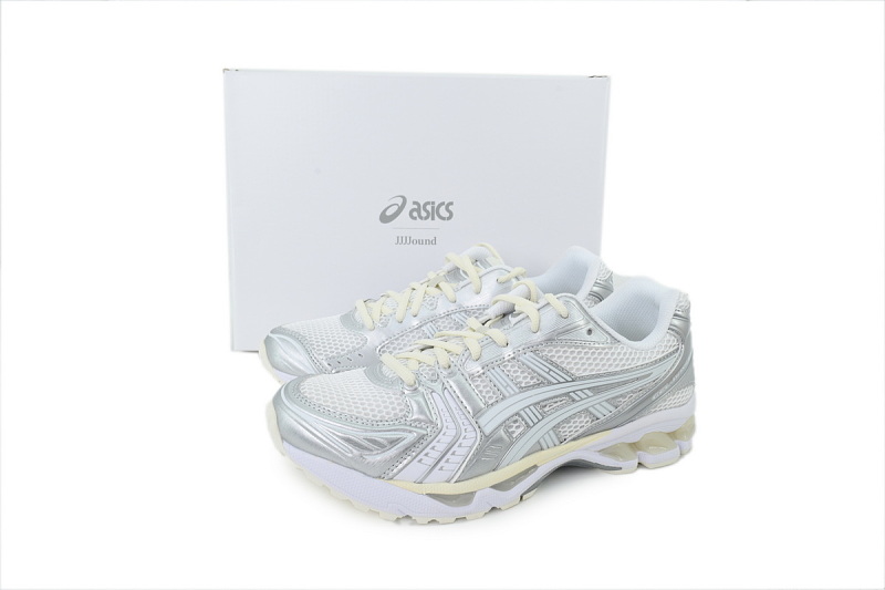 【BA3M5】银白 亚瑟士 复古时尚跑步鞋 1201A457-100 JJJJound x ASICS Gel Kayano 14 'Silver White'