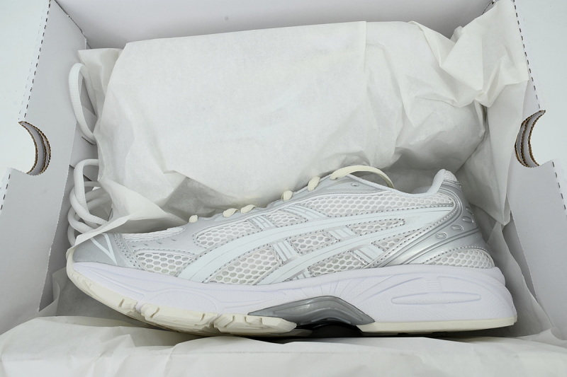 【BA3M5】银白 亚瑟士 复古时尚跑步鞋 1201A457-100 JJJJound x ASICS Gel Kayano 14 'Silver White'