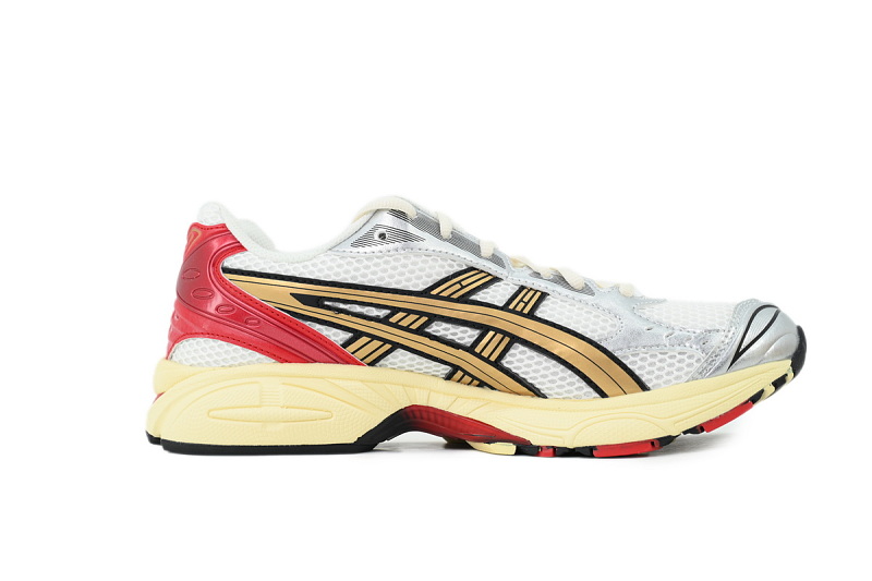 【BA3M5】白银红 亚瑟士 复古时尚跑步鞋 1203A692-100 ASICS Gel Kayano 14 'Just Say No' Sneaker Politics Exclusive