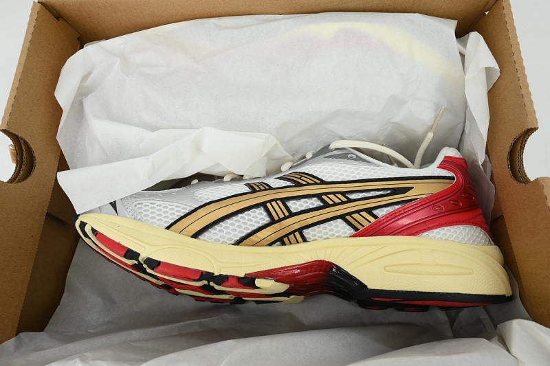 【BA3M5】白银红 亚瑟士 复古时尚跑步鞋 1203A692-100 ASICS Gel Kayano 14 'Just Say No' Sneaker Politics Exclusive