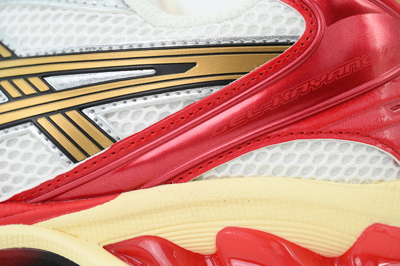 【BA3M5】白银红 亚瑟士 复古时尚跑步鞋 1203A692-100 ASICS Gel Kayano 14 'Just Say No' Sneaker Politics Exclusive