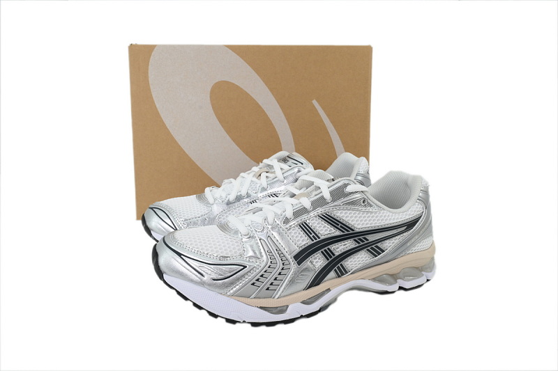 【BA3M5】银色 亚瑟士 复古时尚跑步鞋 1203A537-110 ASICS Gel Kayano 14 'White Graphite Grey'