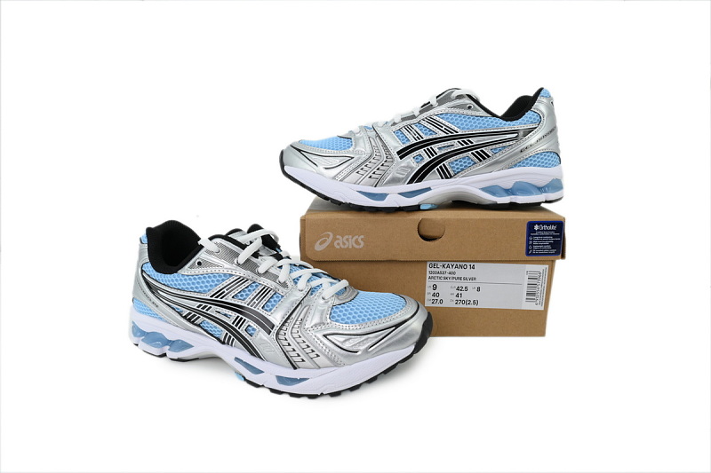 【BA3M5】北极蓝 亚瑟士 复古时尚跑步鞋 1203A537-400 ASICS Gel Kayano 14 'Arctic Sky Pure Silver'