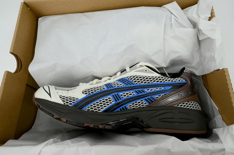 【BA3M5】白棕蓝 亚瑟士 复古时尚跑步鞋 1203A740-104 ASICS Gel Kayano 14 'Cream Blue Coast'