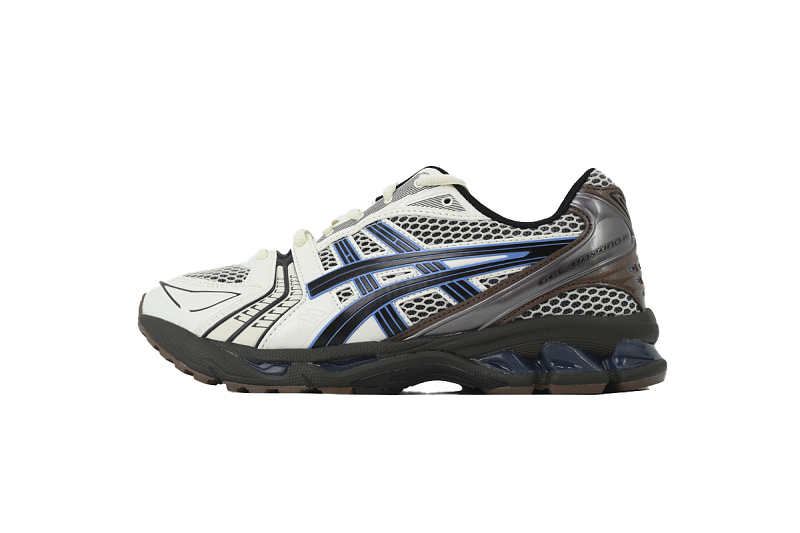 【BA3M5】白棕蓝 亚瑟士 复古时尚跑步鞋 1203A740-104 ASICS Gel Kayano 14 'Cream Blue Coast'