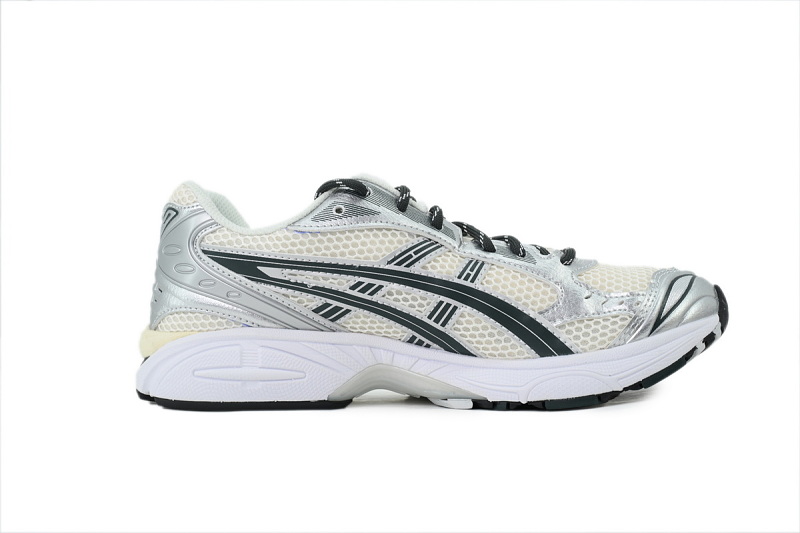 【BA3M5】银米黑 亚瑟士 复古时尚跑步鞋 1203A566-100 Kith x ASICS Gel Kayano 14 'Cream Scarab' 2024