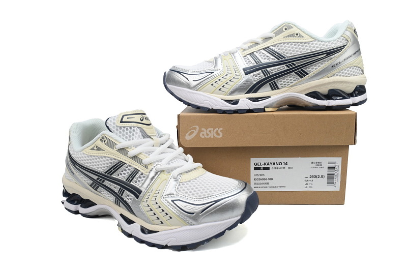【BA7X7】白色午夜 亚瑟士 复古时尚跑步鞋 1202A056-109 Asics Gel Kayano 14 'White Midnight'