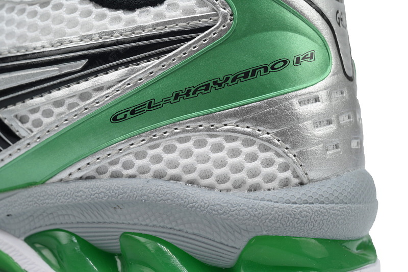 【BA7X7】银黑绿 亚瑟士 复古时尚跑步鞋 1201A019-110 Asics Gel Kayano 14 'White Malachite Green'