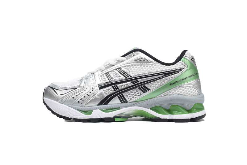 【BA7X7】银黑绿 亚瑟士 复古时尚跑步鞋 1201A019-110 Asics Gel Kayano 14 'White Malachite Green'