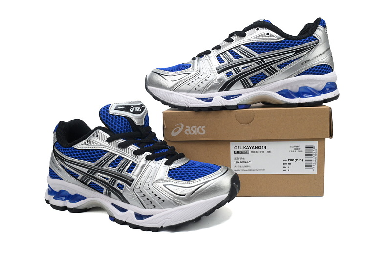 【BA7X7】银蓝 亚瑟士 复古时尚跑步鞋 1201A019-401 Asics Gel Kayano 14 'Monaco Blue Silver'