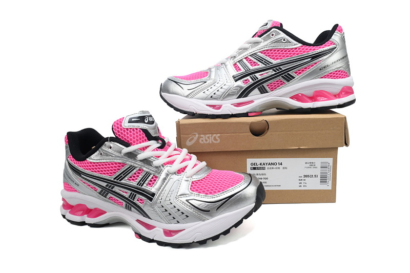 【BA7X7】银粉黑 亚瑟士 复古时尚跑步鞋 1201A019-700 Asics Gel Kayano 14 'Pink Glow'