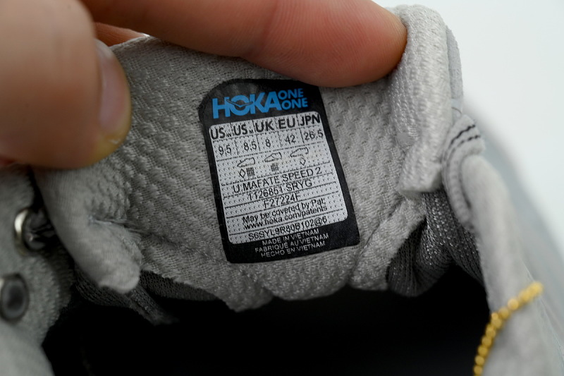 【BA5HH】银灰-9 HOKA 低帮跑步鞋 马法特 2 1126851-SRYG HOKA Mafate Speed 2 'Galactic Grey'