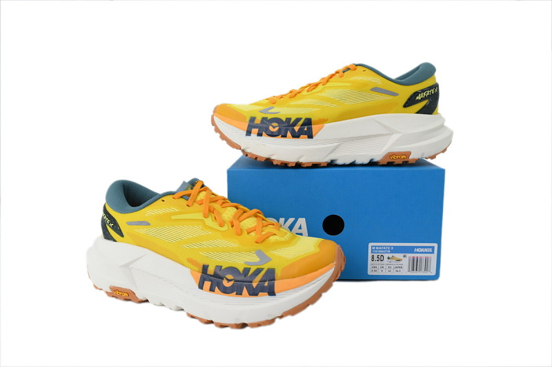 【BA5HH】柠檬黄-2 HOKA 马法特 X 低帮跑步鞋 1161990-ZTM HOKA Mafate X 'Zest Mountain Fog'