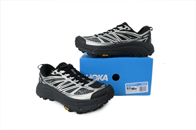 【BA5HH】黑银-13 HOKA 马法特 2 低帮跑步鞋 1126851-BKSV HOKA Mafate Speed 2 'Black Silver'