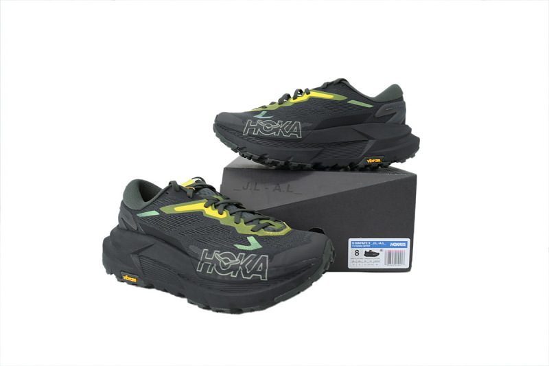 【BA5HH】黑黄-7 HOKA 马法特 X 低帮跑步鞋 1175208-MTRT J.L - A.L × Hoka Mafate "Meteorite/Rosin"