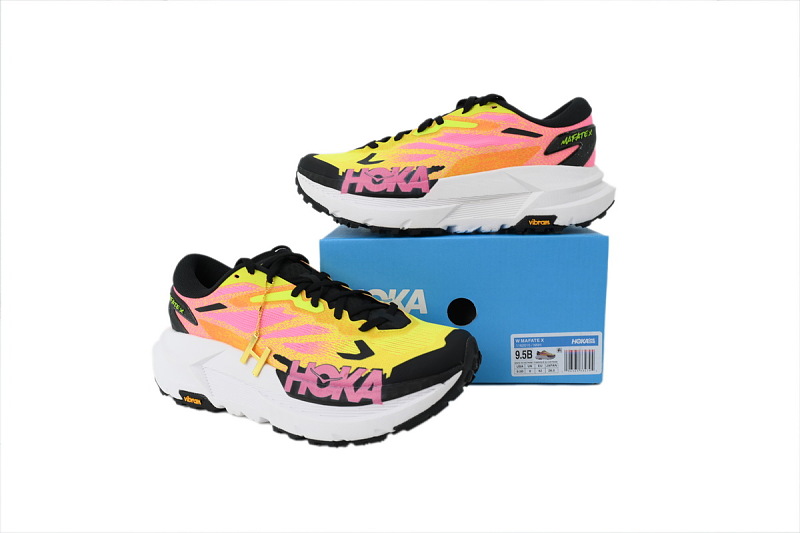 【BA5HH】西瓜红-5 HOKA 马法特 X 低帮跑步鞋 1161990-NNH HOKA Mafate X 'Neon Hoka Citrus/Neon Rose'