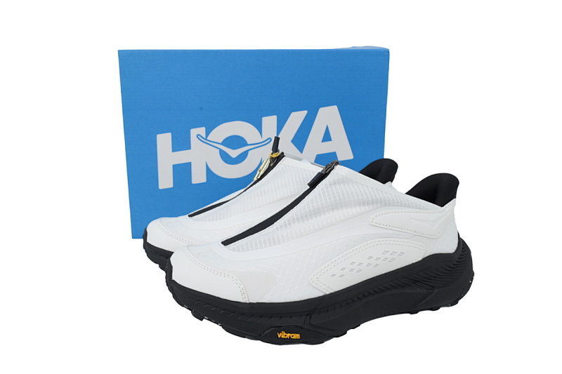 【BA5HO】熊猫白 HOKA ONE ONE PROJECT TRANSPORT 百搭舒适 防滑耐磨 低帮 生活休闲鞋 1162850-FLCK HOKA Panda White
