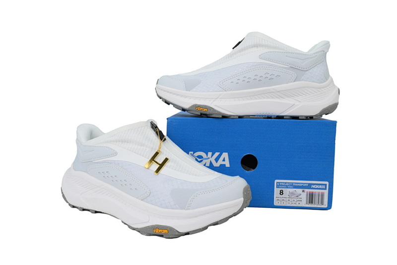 【BA5HO】月光白 HOKA ONE ONE PROJECT TRANSPORT 百搭舒适 防滑耐磨 低帮 生活休闲鞋 1162850-WMC HOKA Moonlight White