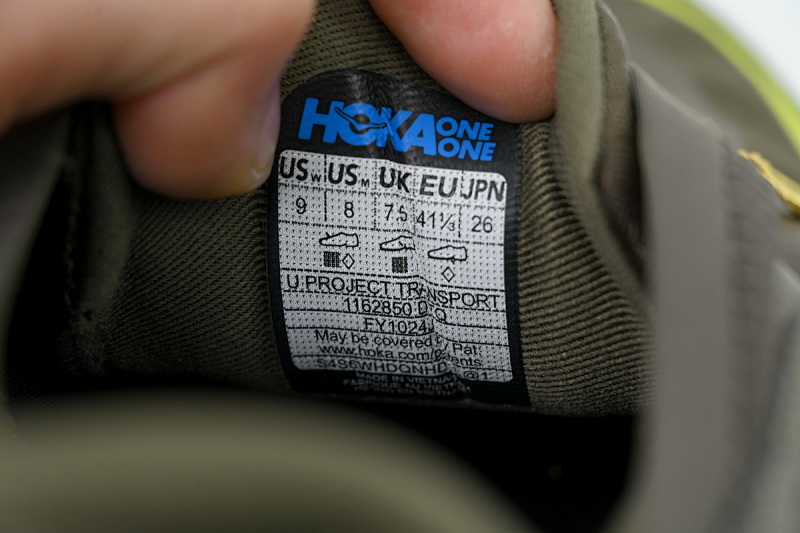 【BA5HO】橄榄棕 HOKA ONE ONE PROJECT TRANSPORT 百搭舒适 防滑耐磨 低帮 生活休闲鞋 1162850-DTQ HOKA Olive Brown