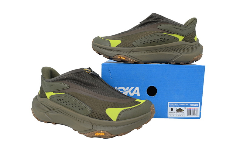 【BA5HO】橄榄棕 HOKA ONE ONE PROJECT TRANSPORT 百搭舒适 防滑耐磨 低帮 生活休闲鞋 1162850-DTQ HOKA Olive Brown