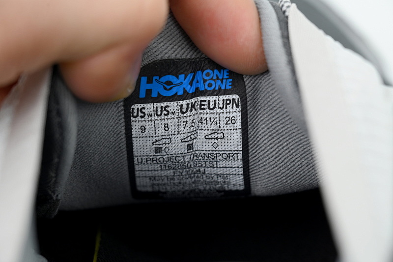 【BA5HO】深岩灰 HOKA ONE ONE PROJECT TRANSPORT 百搭舒适 防滑耐磨 低帮 生活休闲鞋 1162850-SSTST  HOKA Deep Rock Grey