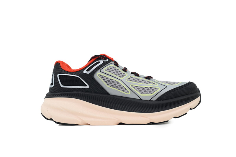 yupoo_402252_8e8ec1e9.jpg 【BA7HO】黑灰红-5 HOKA ONE ONE CLIFTON ONE 9 舒适柔软防滑 低帮 休闲跑步鞋 1155370-HBN Clifton One9 'Grey Black Habane