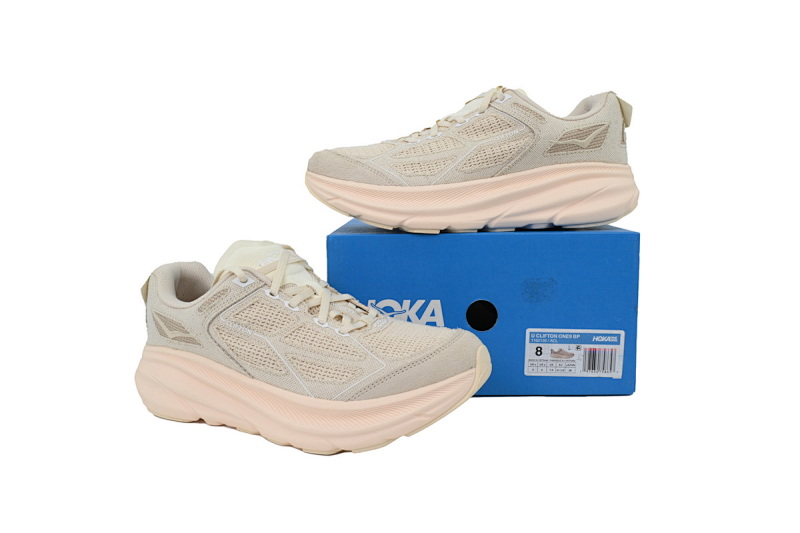 【BA7HO】米色-1 HOKA ONE ONE CLIFTON ONE 9 舒适柔软防滑 低帮 休闲跑步鞋 1162135-ACL Clifton One9 BP 'Alabaster'
