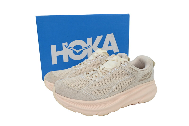 【BA7HO】米色-1 HOKA ONE ONE CLIFTON ONE 9 舒适柔软防滑 低帮 休闲跑步鞋 1162135-ACL Clifton One9 BP 'Alabaster'