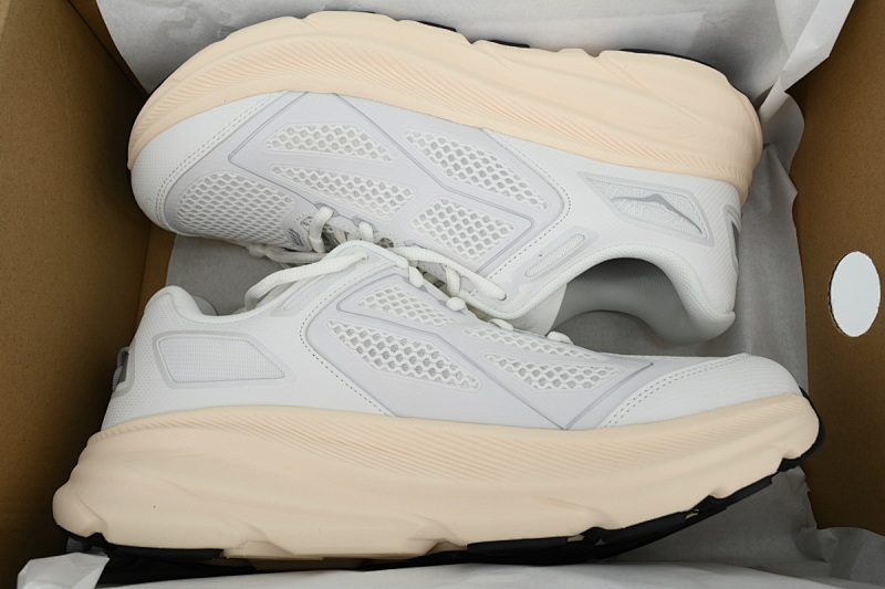 【BA7HO】白色-3 HOKA ONE ONE CLIFTON ONE 9 舒适柔软防滑 低帮 休闲跑步鞋  1155370-FCG Clifton One9 'Frost Cosmic Grey'