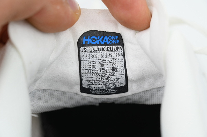 【BA7HO】白色-3 HOKA ONE ONE CLIFTON ONE 9 舒适柔软防滑 低帮 休闲跑步鞋  1155370-FCG Clifton One9 'Frost Cosmic Grey'