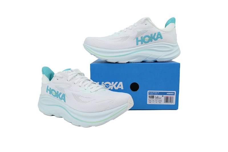 【BA7HO】白蓝-8 HOKA 克里夫顿10休闲跑步鞋 1162031-WTCL Wmns Clifton 10 'White Cielo Blue'