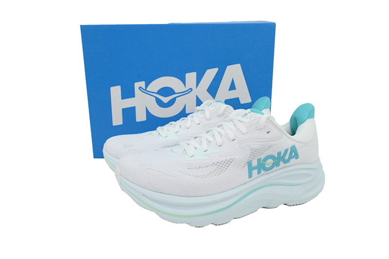 【BA7HO】白蓝-8 HOKA 克里夫顿10休闲跑步鞋 1162031-WTCL Wmns Clifton 10 'White Cielo Blue'