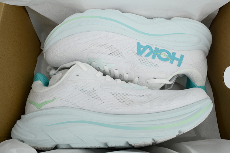 【BA7HO】白蓝-8 HOKA 克里夫顿10休闲跑步鞋 1162031-WTCL Wmns Clifton 10 'White Cielo Blue'