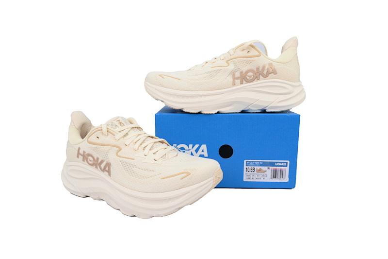 【BA7HO】米色-7 HOKA 克里夫顿10休闲跑步鞋 1162031-VCH Wmns Clifton 10 'Vanilla Birch'