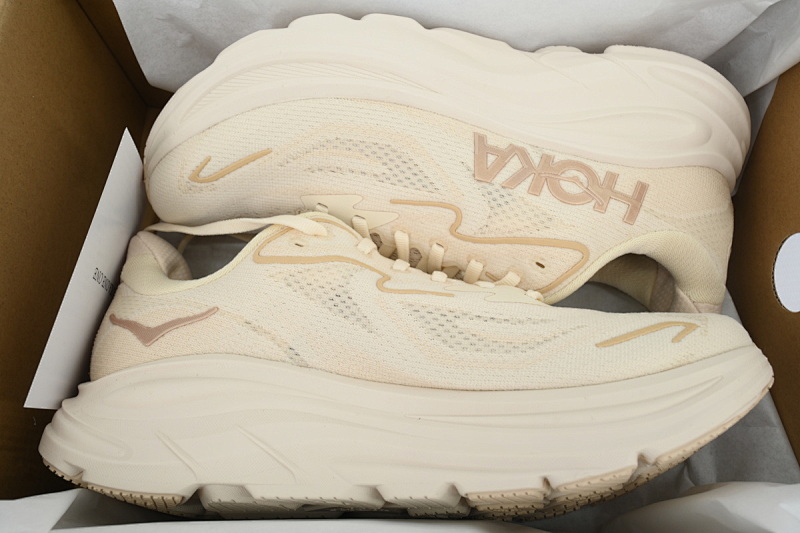 【BA7HO】米色-7 HOKA 克里夫顿10休闲跑步鞋 1162031-VCH Wmns Clifton 10 'Vanilla Birch'