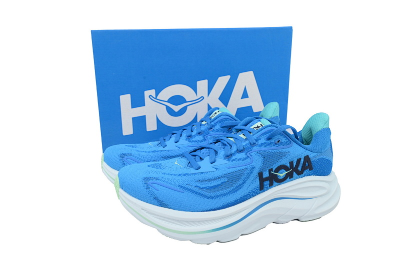 【BA7HO】蓝色-4 HOKA 克里夫顿10休闲跑步鞋 1162032-HSK Clifton 10 Wide 'Skyward Blue'