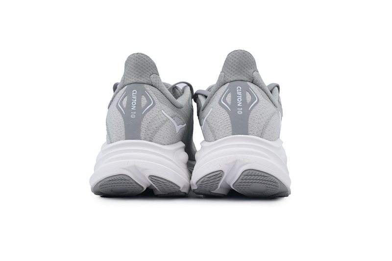 【BA7HO】灰色-3 HOKA 克里夫顿10休闲跑步鞋 1162051-STLLR Clifton 10 Extra Wide 'Stellar Grey'