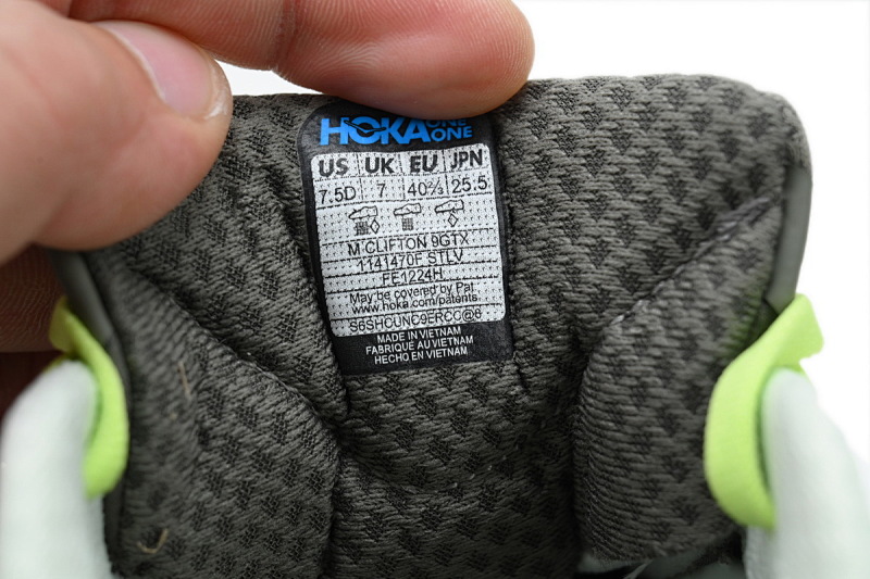 【AA3HO】防水荧光绿-15 HOKA 克里夫顿 9休闲跑步鞋 1141470-STLV HOKA Clifton 9 GORE-TEX for Men