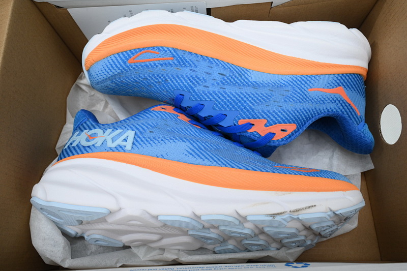 【AA1HO】蓝橙-8 HOKA 克里夫顿 9休闲跑步鞋 1127895-CSAA HOKA Clifton 9 'Coastal Sky'