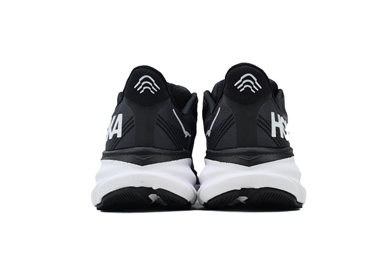 【AA1HO】黑白-7 HOKA 克里夫顿 9休闲跑步鞋 1132210-BWHT HOKA Clifton 9 2E Wide 'Black White'