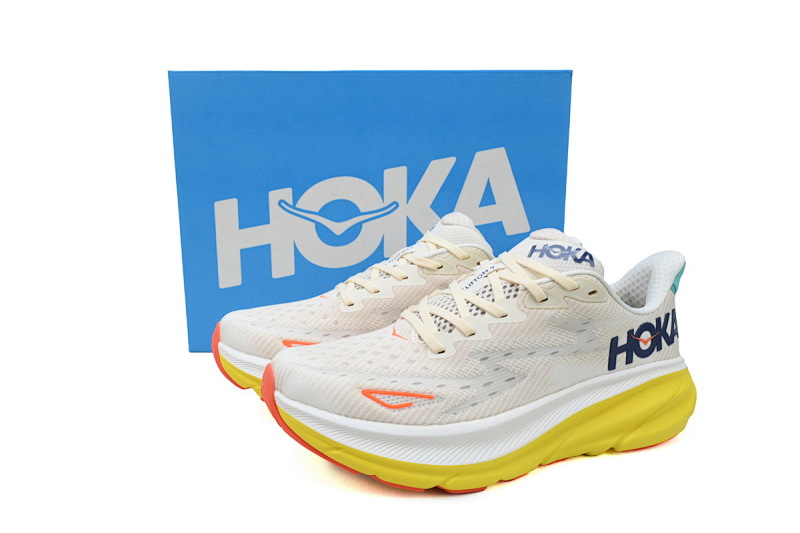 【AA1HO】百香果-6 HOKA 克里夫顿 9休闲跑步鞋 1127895-EPFR HOKA Clifton 9 'Eggnog Passion Fruit'
