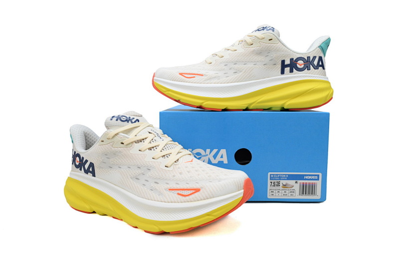 【AA1HO】百香果-6 HOKA 克里夫顿 9休闲跑步鞋 1127895-EPFR HOKA Clifton 9 'Eggnog Passion Fruit'