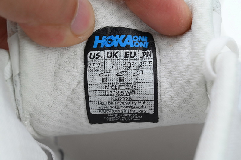 【AA1HO】白色-5 HOKA 克里夫顿 9休闲跑步鞋 1127895-WWH HOKA Clifton 9 'Triple White'