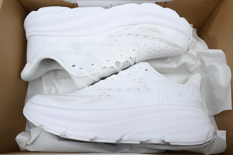 【AA1HO】白色-5 HOKA 克里夫顿 9休闲跑步鞋 1127895-WWH HOKA Clifton 9 'Triple White'