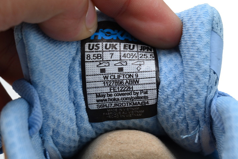【AA1HO】冰蓝-4 HOKA 克里夫顿 9休闲跑步鞋 1127896-ABIW HOKA Clifton 9 'Airy Blue'