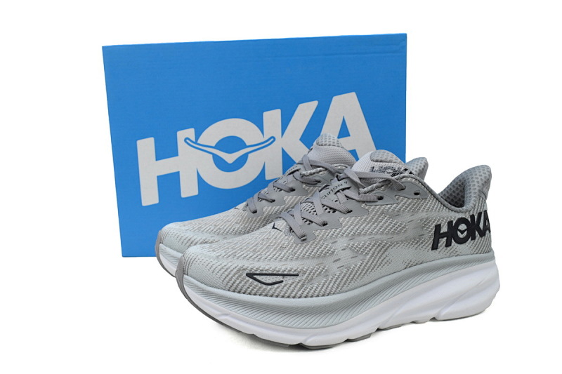 【AA1HO】雾灰-3 HOKA 克里夫顿 9休闲跑步鞋 1132210-HMBC HOKA Clifton 9 2E Wide 'Harbor Mist'