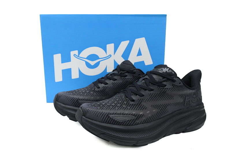 【AA1HO】黑色-1 HOKA 克里夫顿 9休闲跑步鞋 1127895-BBLC HOKA Clifton 9 'Triple Black'