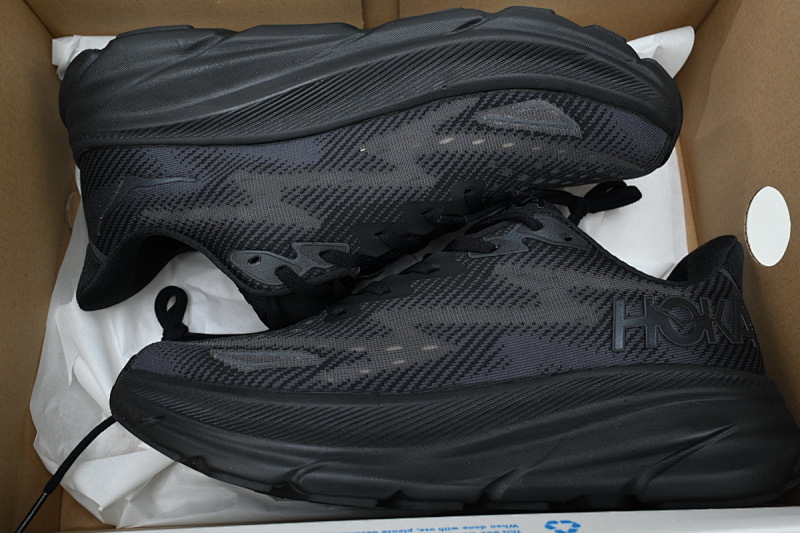 【AA1HO】黑色-1 HOKA 克里夫顿 9休闲跑步鞋 1127895-BBLC HOKA Clifton 9 'Triple Black'