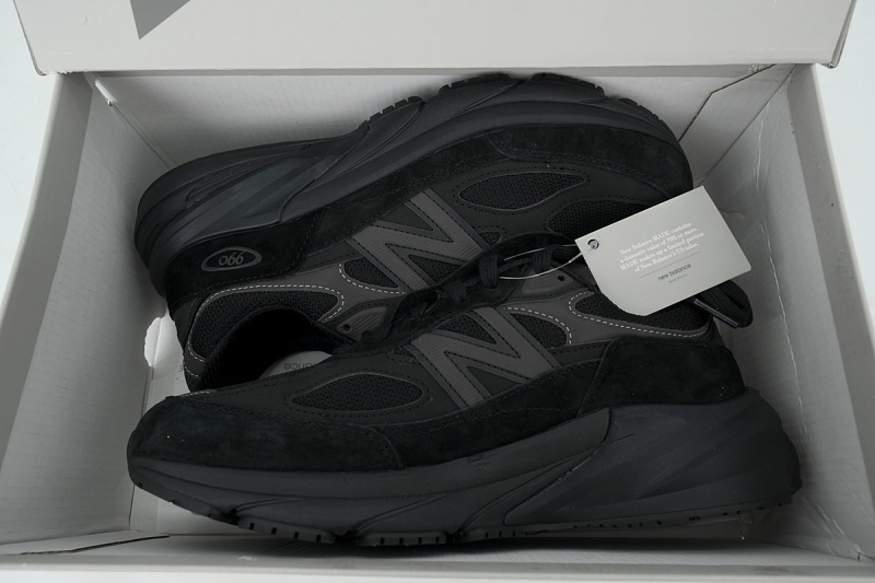 【CA3CE】黑色BB6 新百伦NB 舒适百搭低帮跑步鞋 U990BB6 New Balance 990v6 Made in USA 'Triple Black'